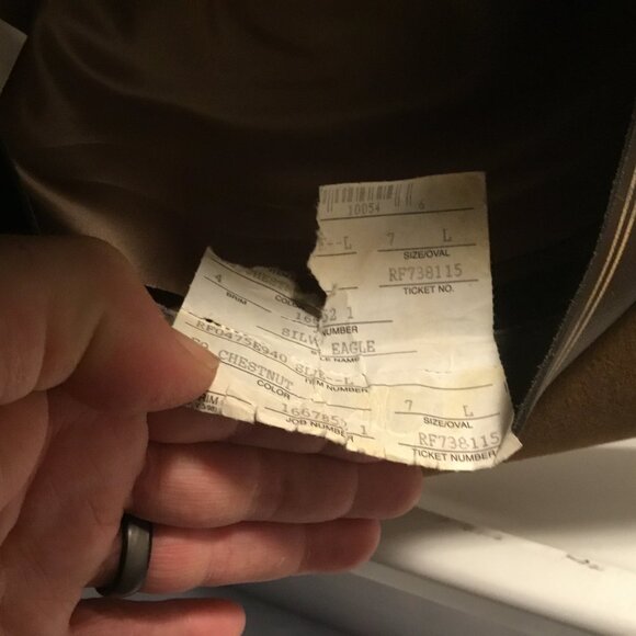 Resistol George Strait Hill Country Felt/Wool/Beaver? Hat 7 Chestnut - Picture 11 of 11